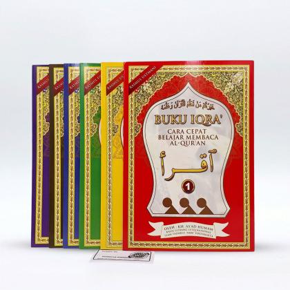 Iqra' Rasmul Utsmani 1-6 Per Jilid Kertas HVS 2 Warna